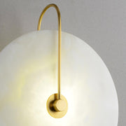 Alabaster LED Plug-In Wall Lamp-DWHOME