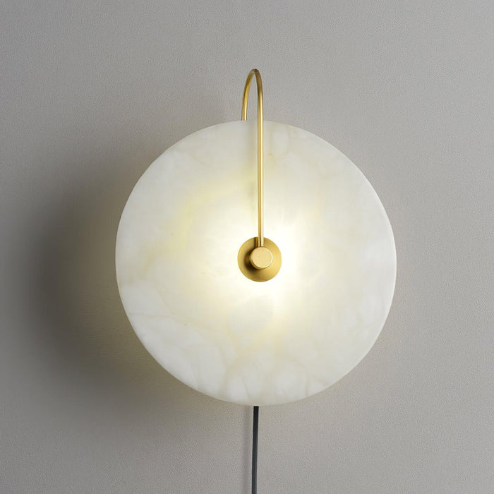 Alabaster LED Plug-In Wall Lamp - Vakkerlight