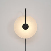 Alabaster LED Plug-In Wall Lamp-DWHOME