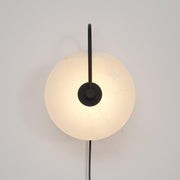 Alabaster LED Plug-In Wall Lamp-DWHOME