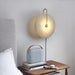 Alabaster LED Plug-In Wall Lamp.