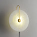 Alabaster LED Plug-In Wall Lamp.