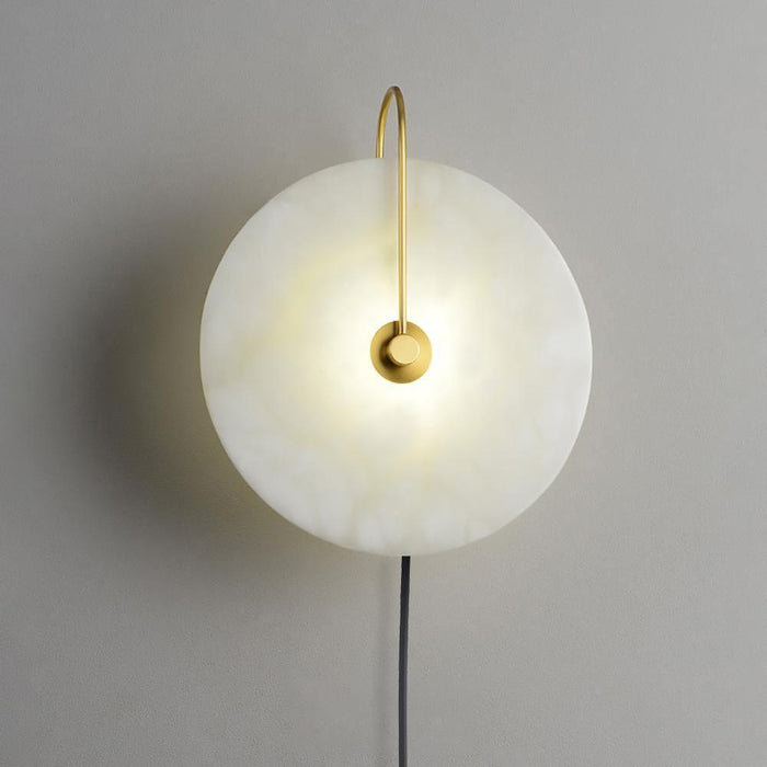 Alabaster LED Plug-In Wall Lamp - Vakkerlight