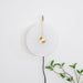 Alabaster LED Plug-In Wall Lamp.