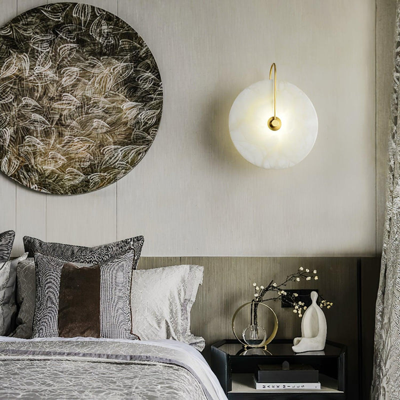 Alabaster LED Wall Lamp-DWHOME