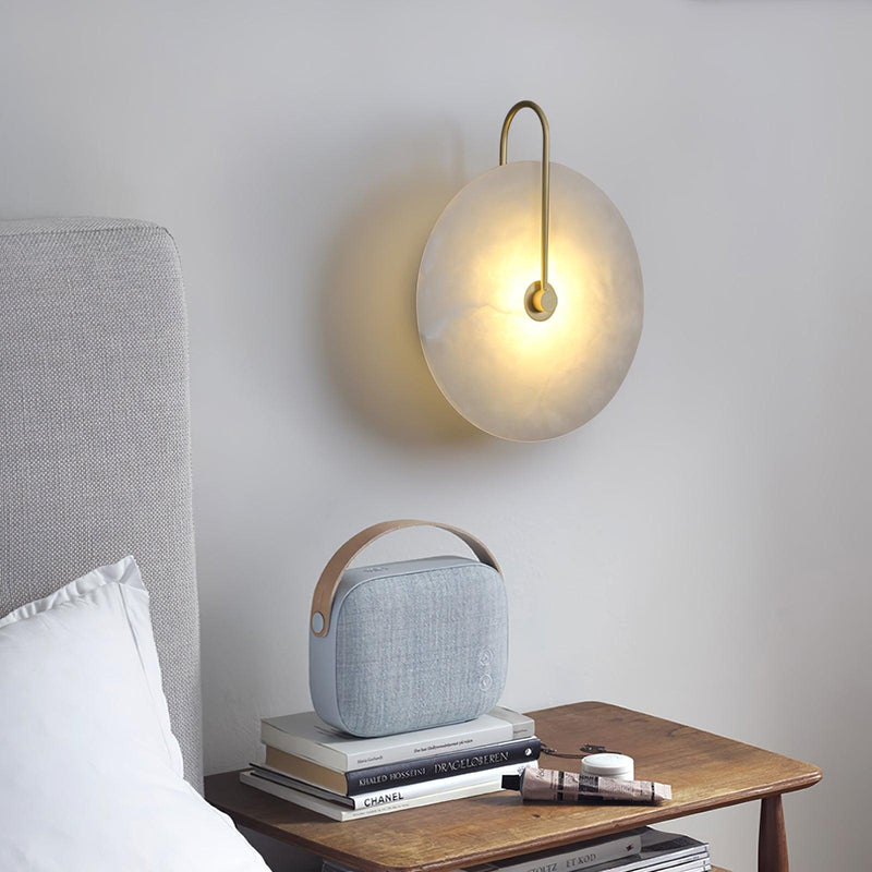 Alabaster LED Wall Lamp-DWHOME