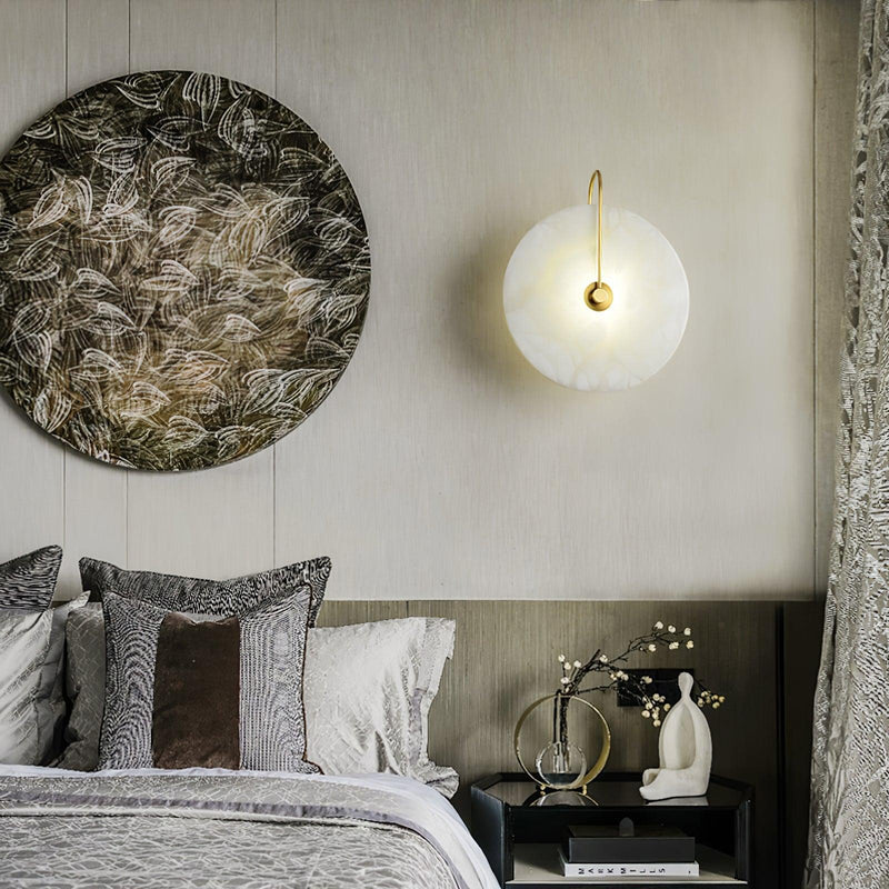 Alabaster LED Wall Lamp-DWHOME