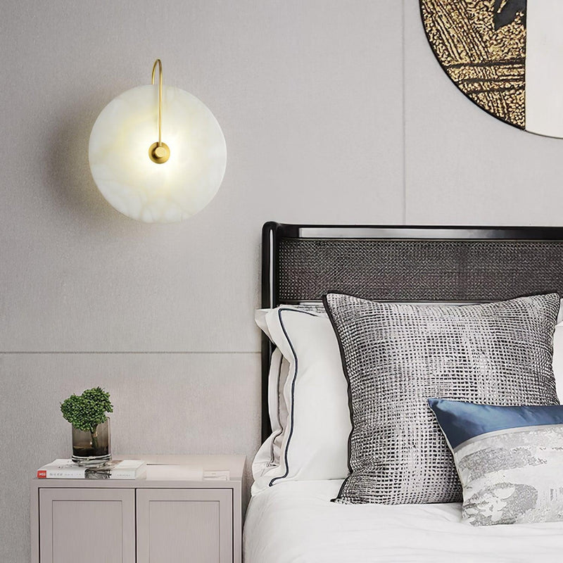 Alabaster LED Wall Lamp-DWHOME