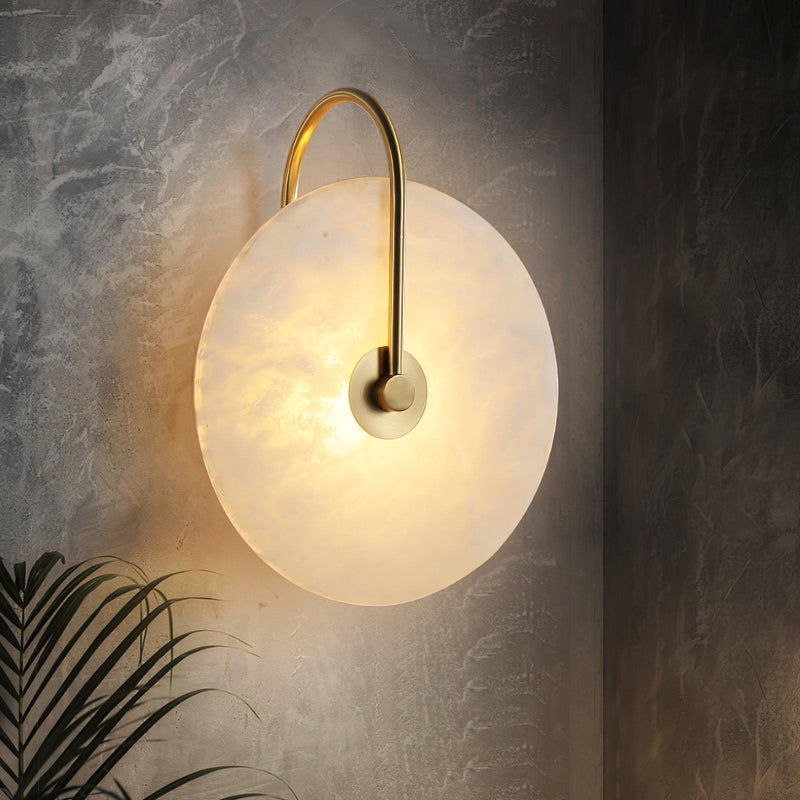 Alabaster LED Wall Lamp-DWHOME
