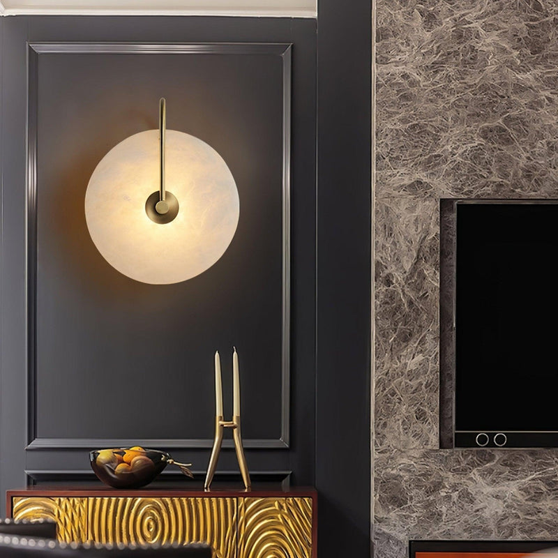 Alabaster LED Wall Lamp-DWHOME