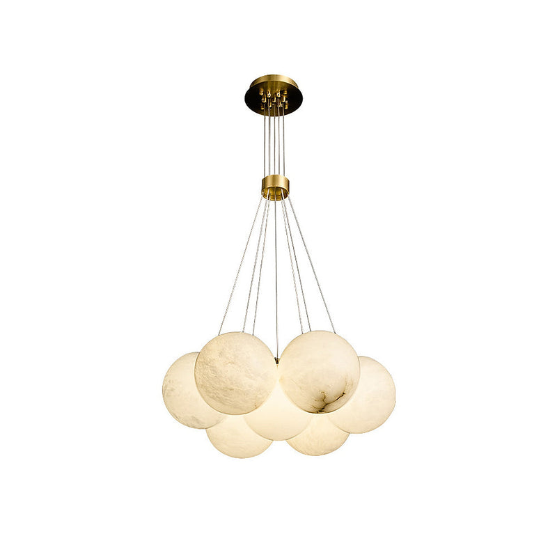 Alabaster Lunar Chandelier-DWHOME