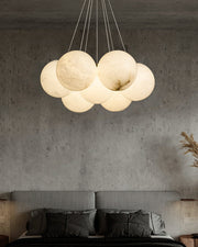 Alabaster Lunar Chandelier-DWHOME