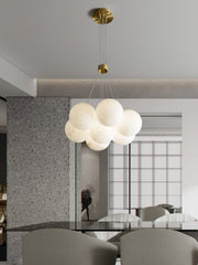 Alabaster Lunar Chandelier-DWHOME