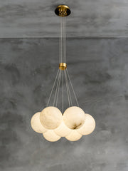 Alabaster Lunar Chandelier-DWHOME