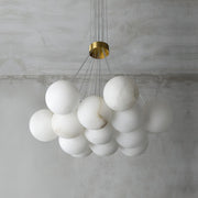 Alabaster Lunar Chandelier-DWHOME