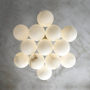 Alabaster Lunar Chandelier-DWHOME