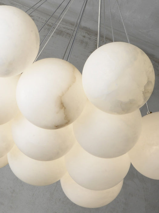 Alabaster Lunar Chandelier-DWHOME