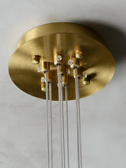 Alabaster Lunar Chandelier-DWHOME