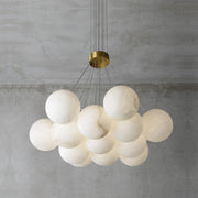 Alabaster Lunar Chandelier-DWHOME