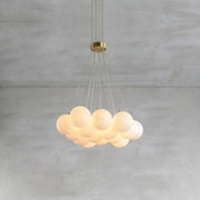 Alabaster Lunar Chandelier-DWHOME