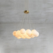 Alabaster Lunar Chandelier-DWHOME