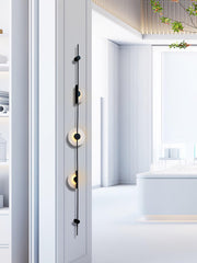 Alabaster Vertical Plug-in Wall Sconce-DWHOME