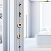 Alabaster Vertical Plug-in Wall Sconce-DWHOME