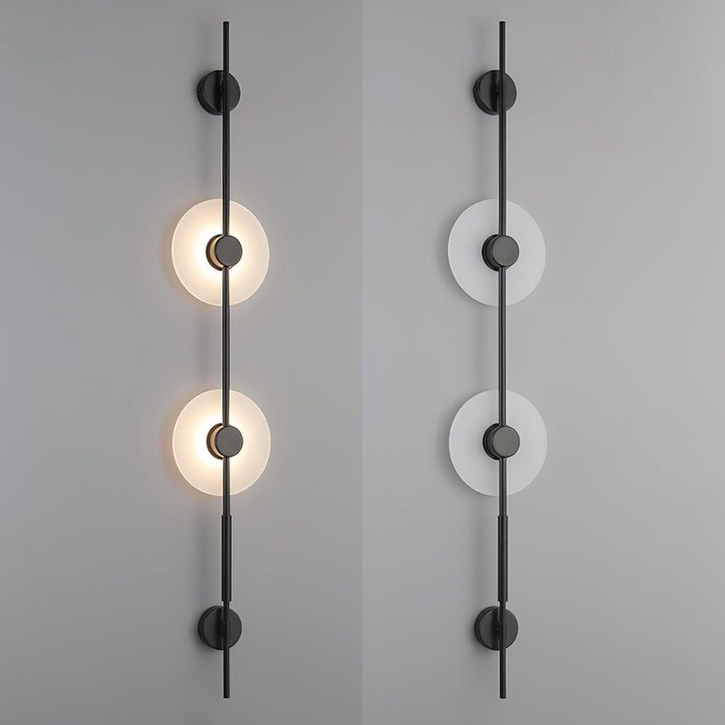 Alabaster Vertical Plug-in Wall Sconce-DWHOME