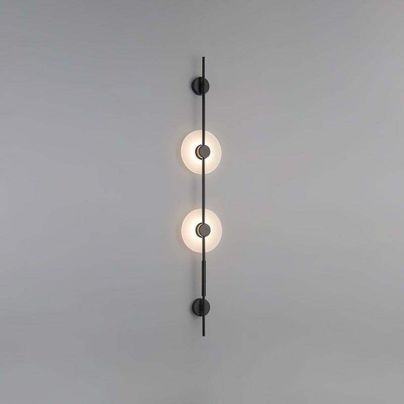Alabaster Vertical Plug-in Wall Sconce-DWHOME