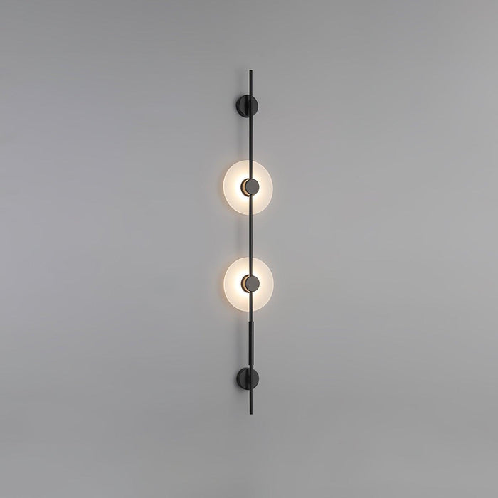 Alabaster Orb Vertical Wall Sconce - Vakkerlight