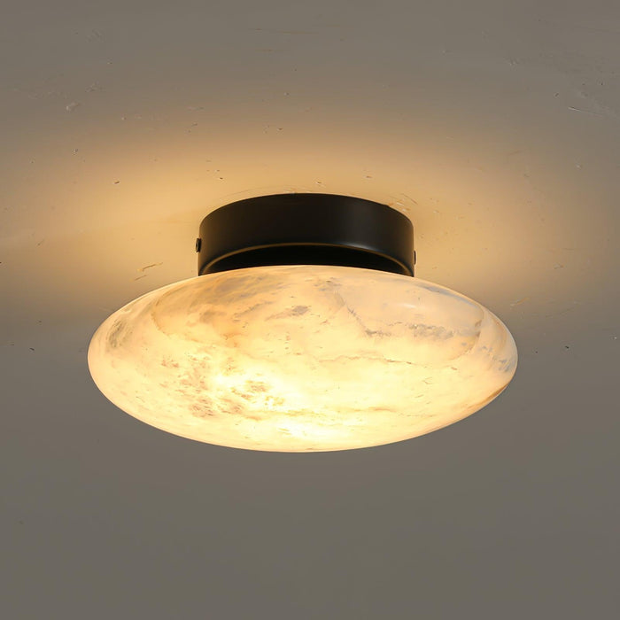 Alabaster Oval Ceiling Lamp - DWHOME