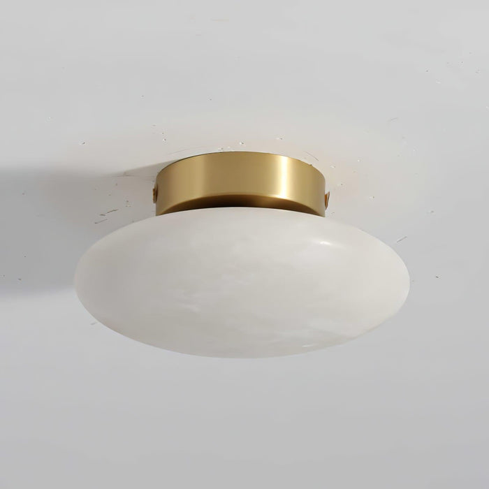 Alabaster Oval Ceiling Lamp - DWHOME