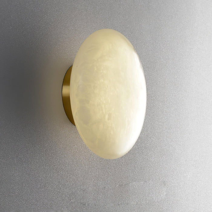 Alabaster Oval Ceiling Lamp - DWHOME