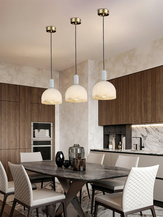 Blair Alabaster Pendant Light-DWHOME