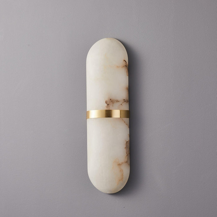 Alabaster Pill Wall Light-DWHOME