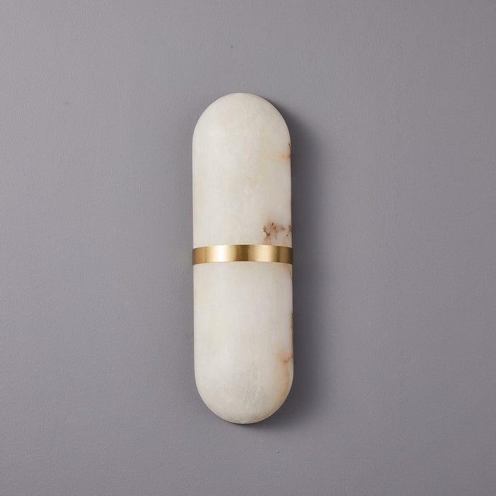 Alabaster Pill Wall Light-DWHOME