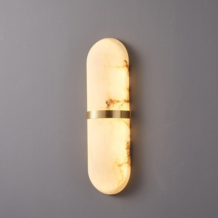 Alabaster Pill Wall Light-DWHOME