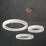 Alabaster Ring Chandelier-DWHOME
