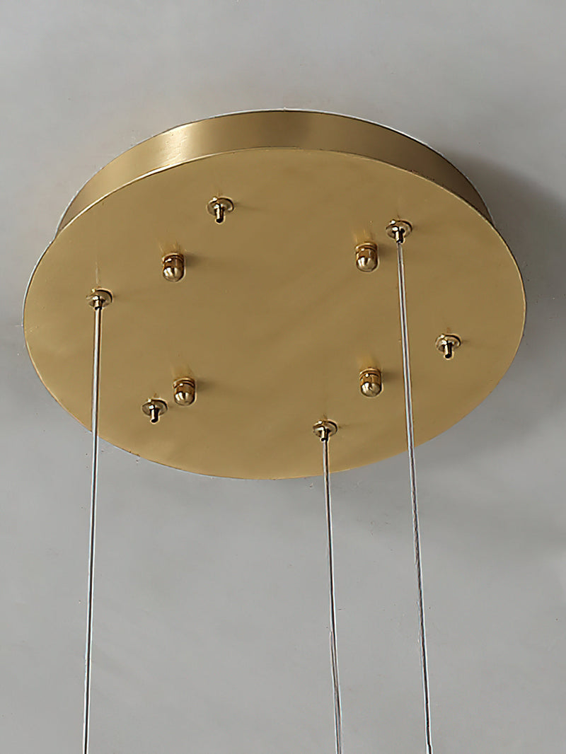 Alabaster Ring Chandelier-DWHOME