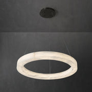 Alabaster Ring Chandelier-DWHOME