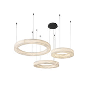Alabaster Ring Chandelier-DWHOME