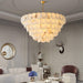 Alabaster Shell Brass Chandelier - DWHOME