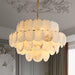 Alabaster Shell Brass Chandelier - DWHOME