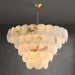 Alabaster Shell Brass Chandelier - DWHOME