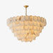 Alabaster Shell Brass Chandelier - DWHOME