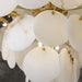 Alabaster Shell Brass Chandelier - Vakkerlight