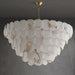 Alabaster Shell Brass Chandelier - DWHOME