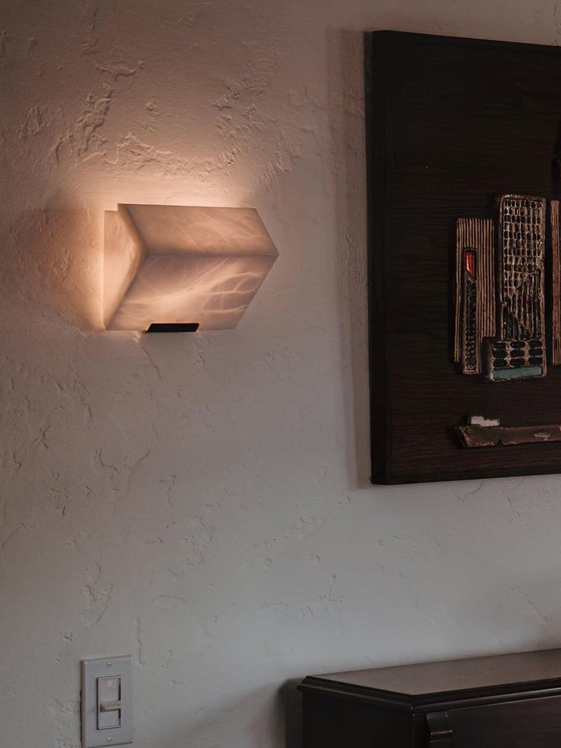 Alabaster Staircase Wall Lamp-DWHOME