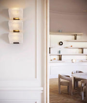Alabaster Staircase Wall Lamp-DWHOME