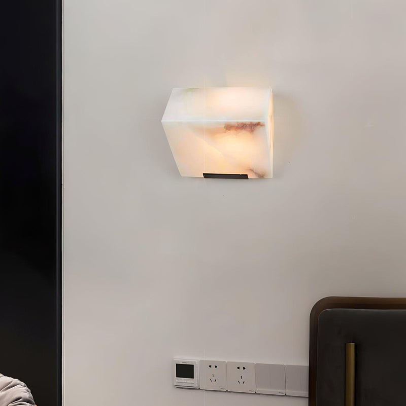 Alabaster Staircase Wall Lamp-DWHOME